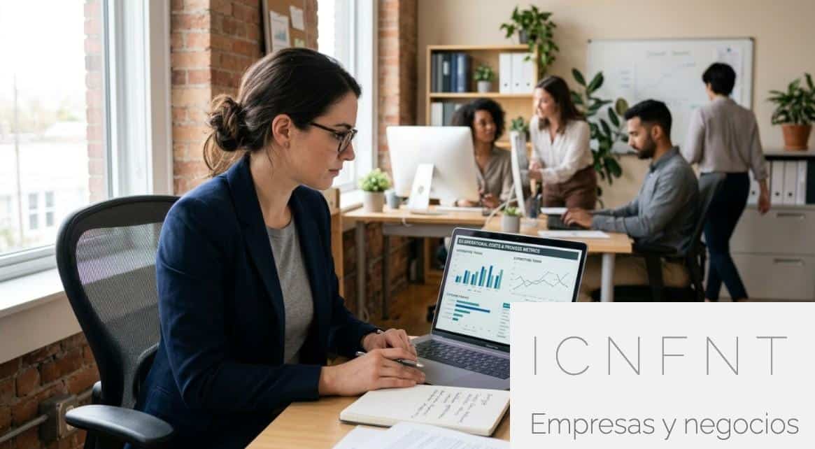 Responsable revisando cómo reducir costes operativos en una empresa